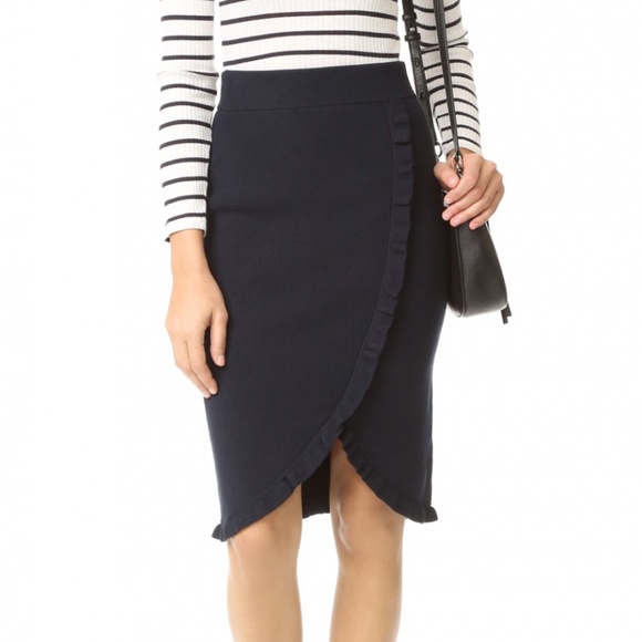 Club Monaco Skirts | Club Monaco Lucah Sweater Skirt Xs | Color: Blue | Size: Xs | Szocske's Closet